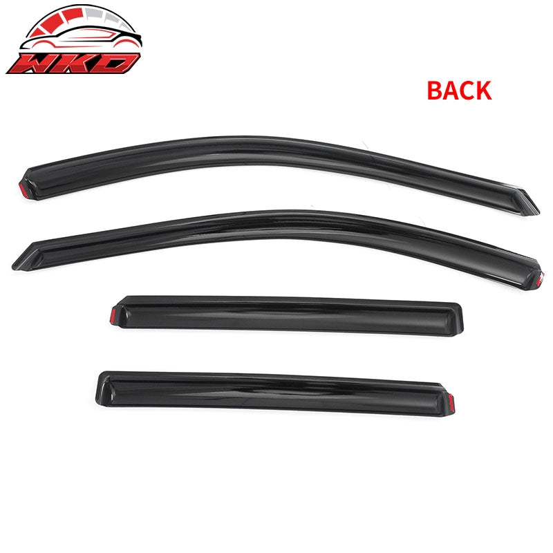 Wholesale 10-14 Subaru Outback Window Visors In-Channel Sun Rain Guard Side Deflector - Wikond Auto