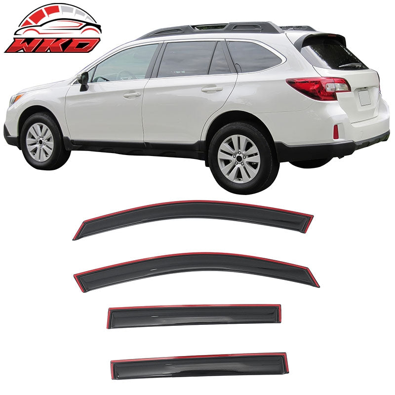 Wholesale 15-19 Subaru Outback Window Visors In-Channel Sun Rain Guard Side Deflector