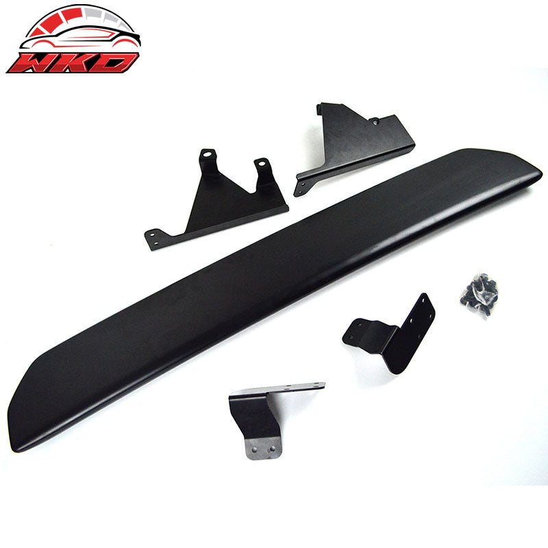Fits 15-21 Subaru WRX STI Style Unpainted Black Rear Bumper Lip Diffuser ABS