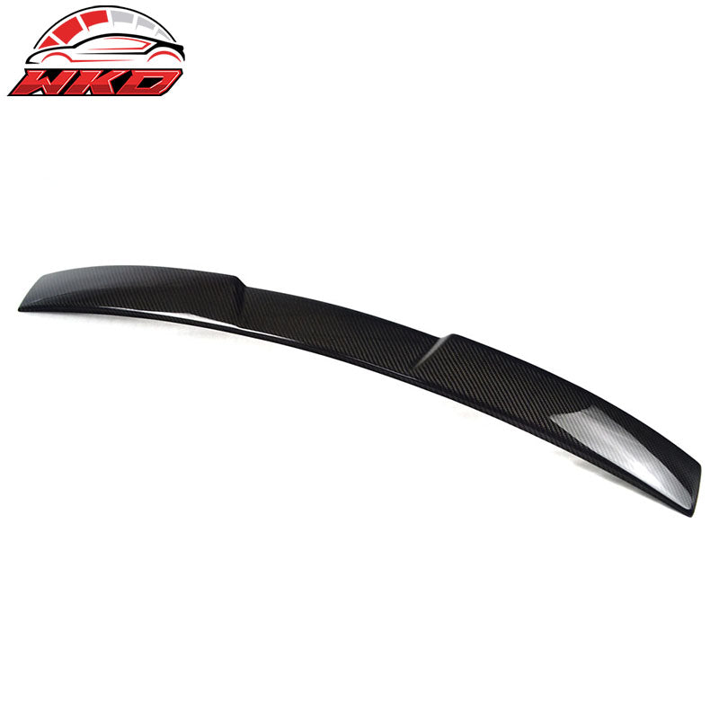 Fits 15-21 Subaru WRX STI V Style Rear Roof Spoiler Matte Carbon Fiber