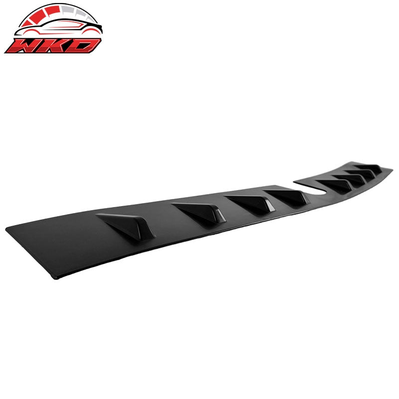 Fits 22-26 Subaru WRX D2 Style Rear Roof Window Spoiler W/Shark Fins Unpainted