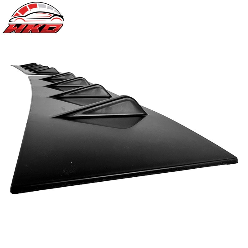Fits 22-26 Subaru WRX D2 Style Rear Roof Window Spoiler W/Shark Fins Unpainted