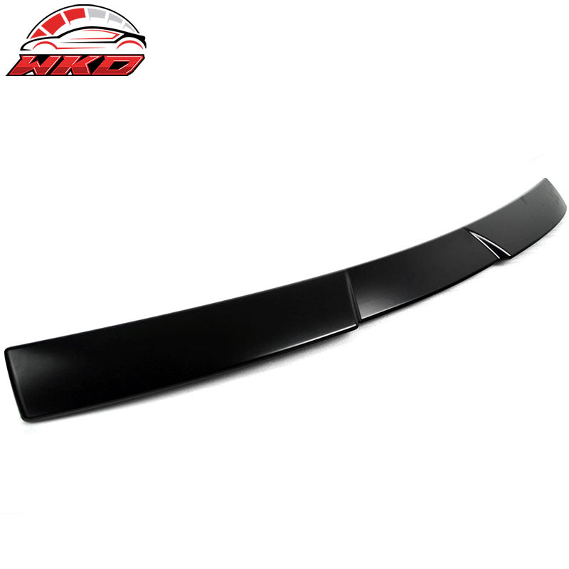 Fits 15-21 Subaru WRX STI V Style Rear Roof Window Spoiler Wing Unpainted Black