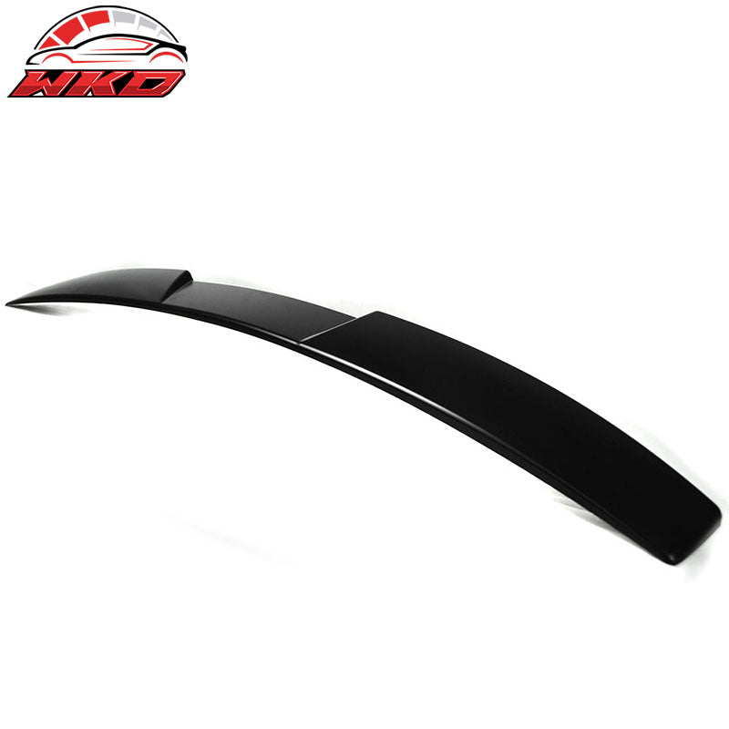 Fits 15-21 Subaru WRX STI V Style Rear Roof Window Spoiler Wing Unpainted Black