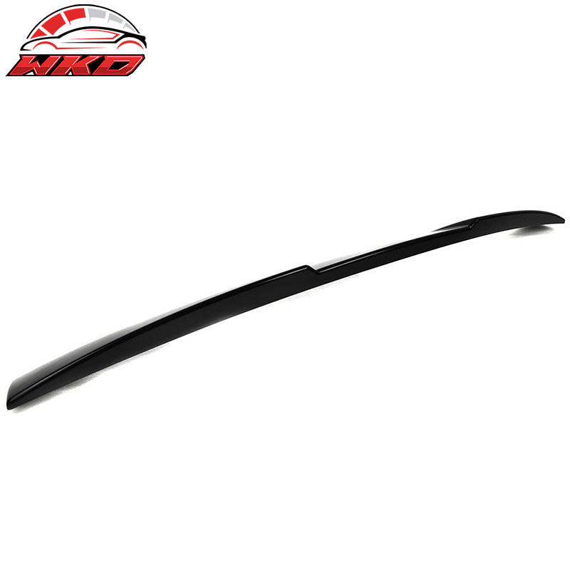 Fits 15-21 Subaru WRX STI V Style Rear Roof Window Spoiler Wing Unpainted Black