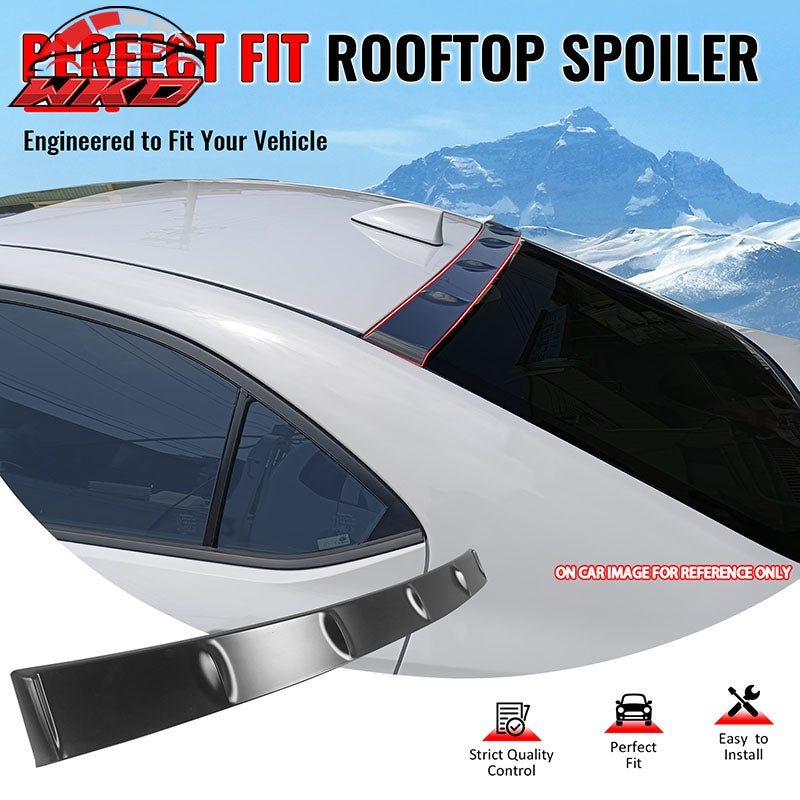 Fits 22-26 Subaru WRX 5th D Style Rear Roof Window Spoiler Wing ABS Unpainted