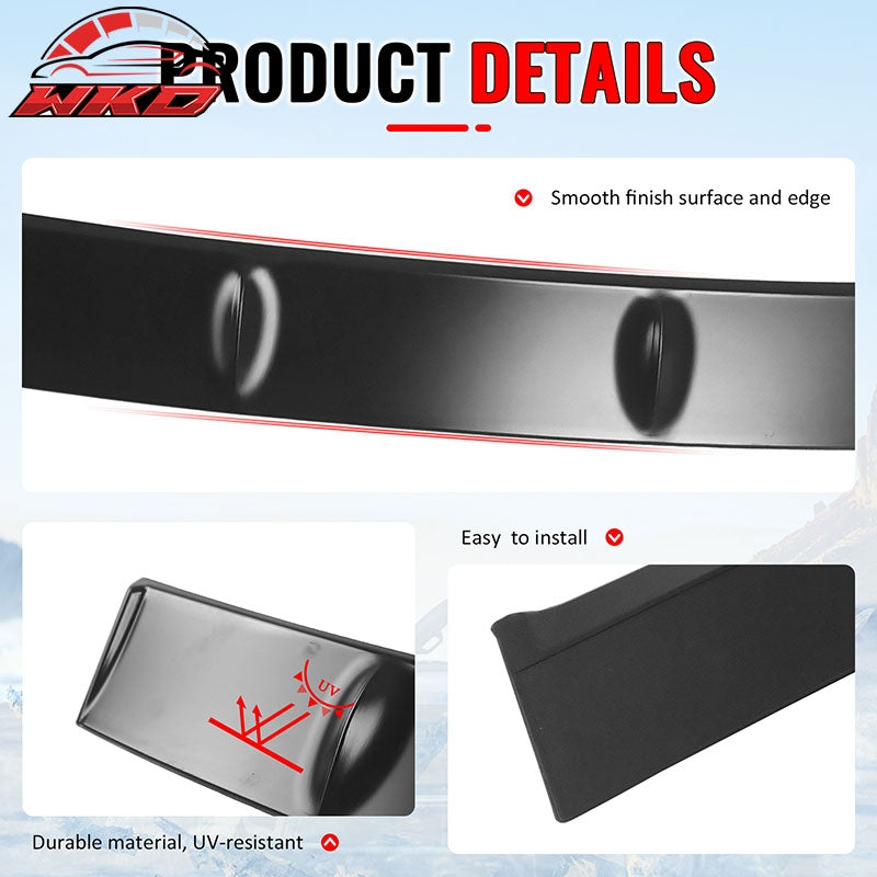 Fits 22-26 Subaru WRX 5th D Style Rear Roof Window Spoiler Wing ABS Unpainted