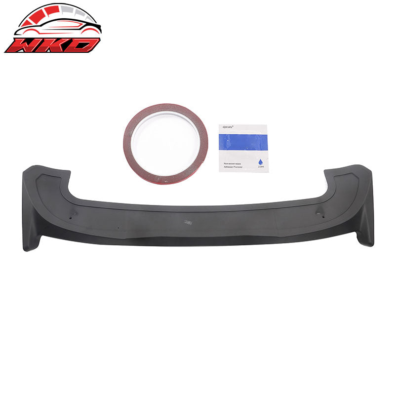 Fits 18-23 Crosstrek & 17-23 Impreza Hatchback IKON Roof Spoiler Matte Black ABS