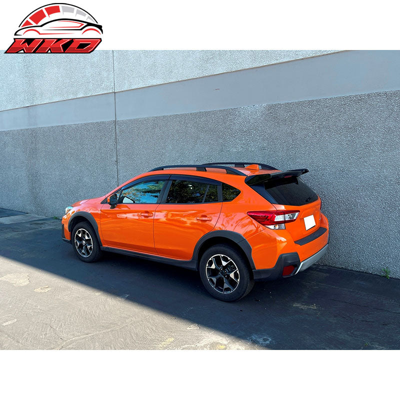 Fits 18-23 Crosstrek & 17-23 Impreza IKON Roof Spoiler Carbon Fiber Print ABS