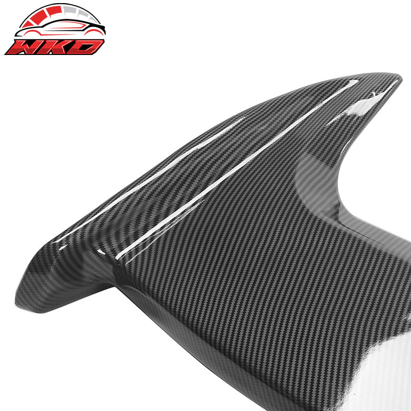Fits 18-23 Crosstrek & 17-23 Impreza IKON Roof Spoiler Carbon Fiber Print ABS