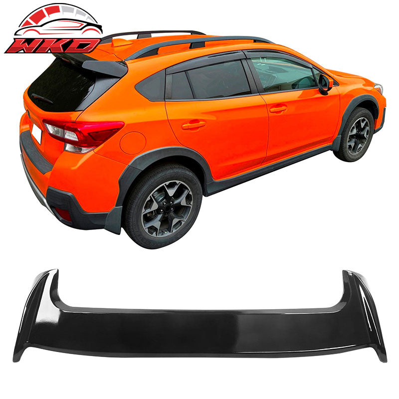 Wholesale 18-23 Crosstrek & 17-23 Impreza Hatchback IKON Roof Spoiler Gloss Black ABS