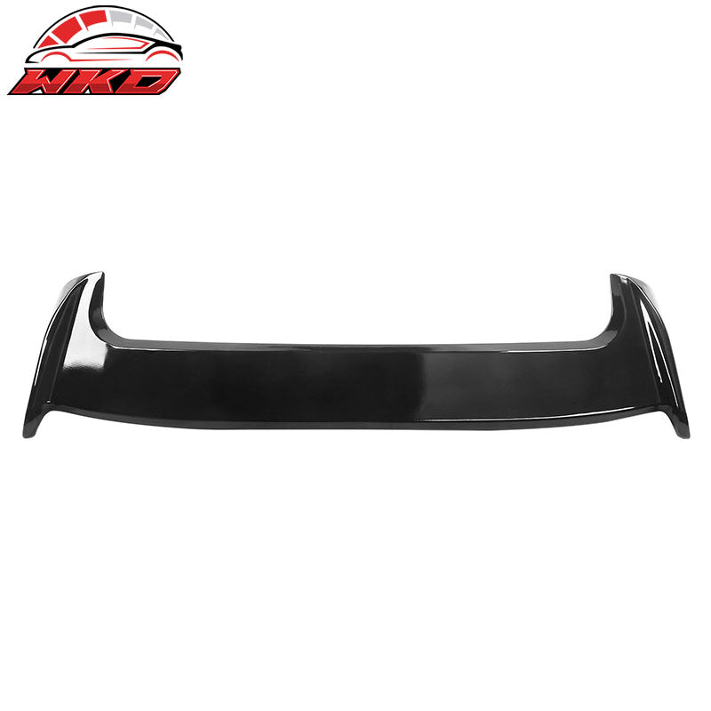 Fits 18-23 Crosstrek & 17-23 Impreza Hatchback IKON Roof Spoiler Gloss Black ABS