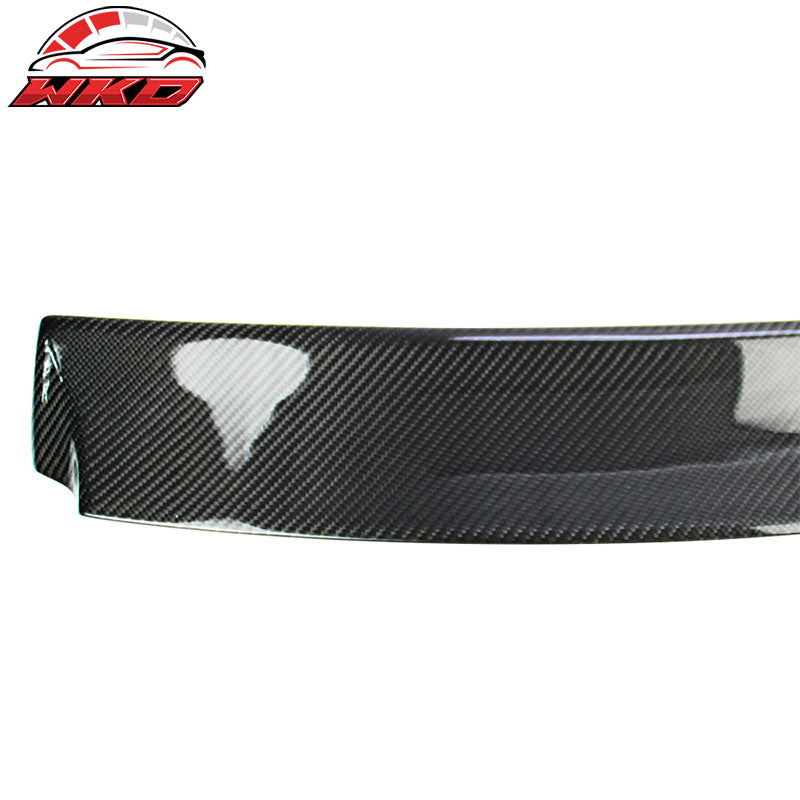 Fits 15-21 Subaru WRX STI Ikon Style Carbon Fiber CF Roof Spoiler Wing