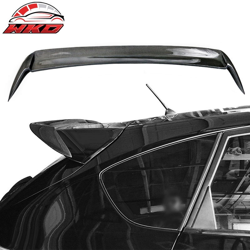 Fits 08-11 Subaru Impreza WRX Sti Wagon Extension Roof Spoiler Wing CF