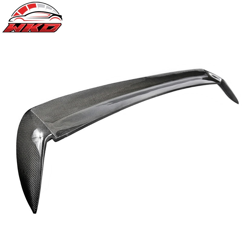 Fits 08-14 Subaru Impreza WRX STI Roof Spoiler Wing - Matte Carbon Fiber