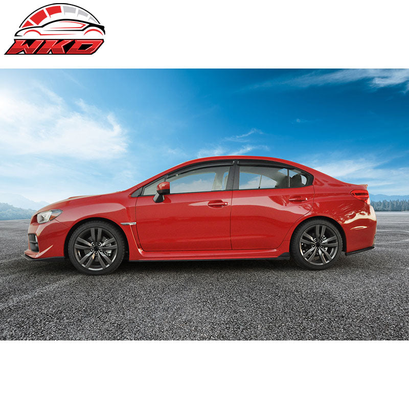 Fits 15-21 Subaru WRX STI Sedan Side Skirts Extension - Carbon Fiber (CF)