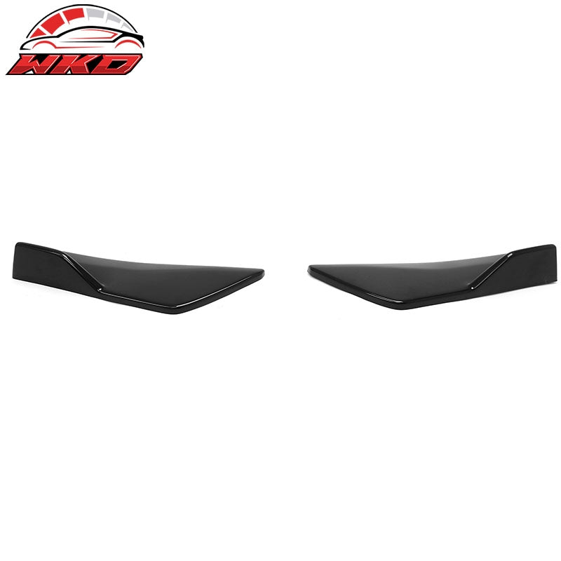For 23-26 Subaru Solterra Gloss Black ST Style Rear Bumper Side Corner Apron Cap