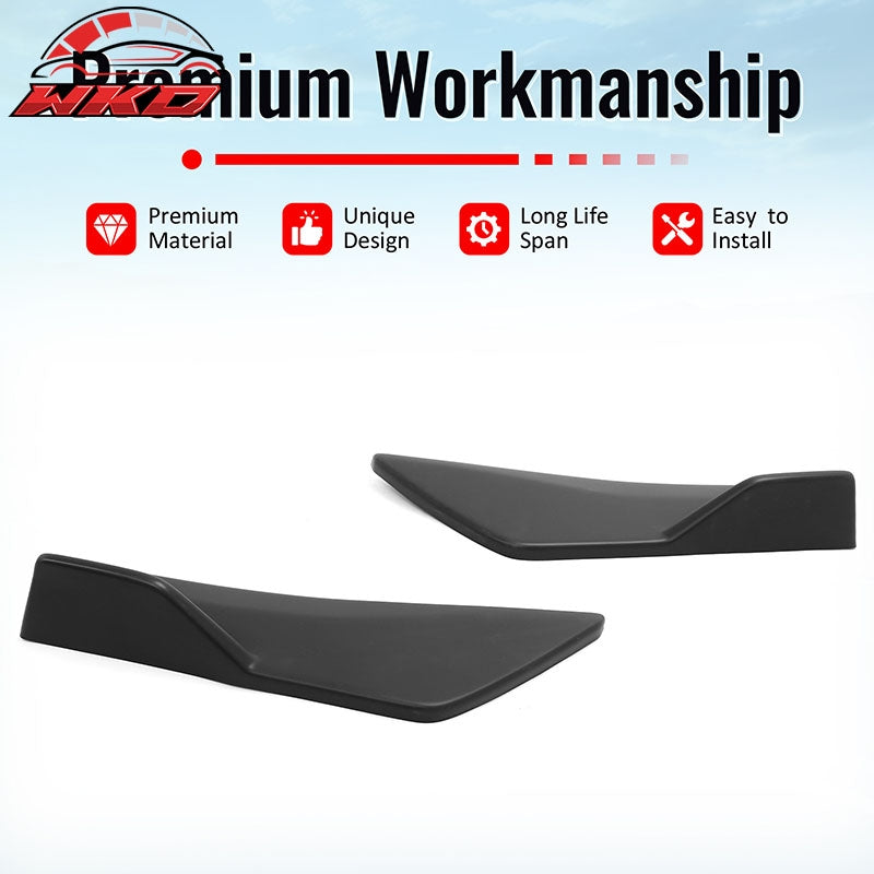 For 23-26 Subaru Solterra Matte Black ST Style Rear Bumper Side Corner Apron Cap