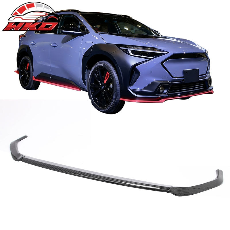 Wholesale 23-25 Subaru Solterra ST Front Bumper Lip Chin Spoiler Carbon Fiber Print - Wikond Auto