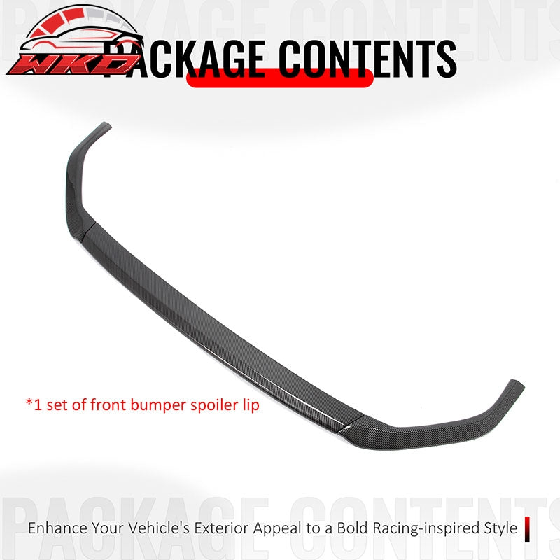 Wholesale 23-25 Subaru Solterra ST Front Bumper Lip Chin Spoiler Carbon Fiber Print - Wikond Auto