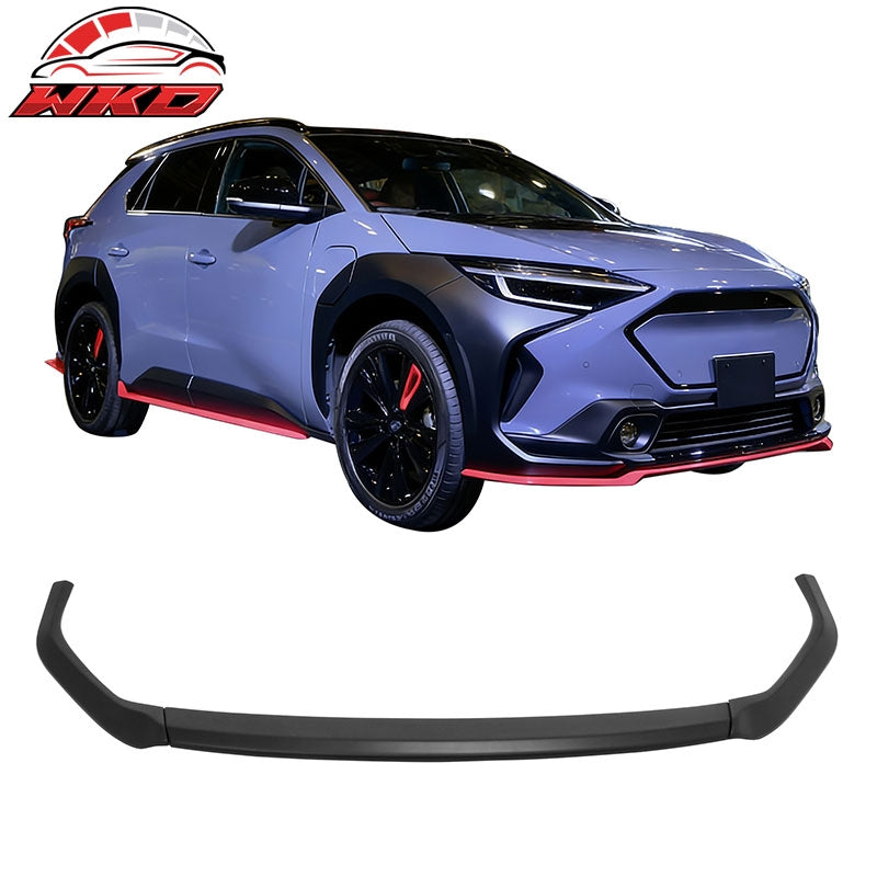 Wholesale For 23-25 Subaru Solterra ST Style Front Bumper Lip Chin Spoiler Matte Black ABS