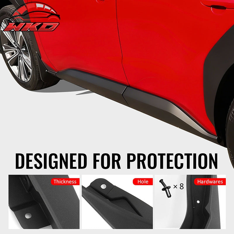 Fits 23-26 Subaru Solterra & Toyota bZ4X Fender Mud Flaps Wheel Splash Guards PP