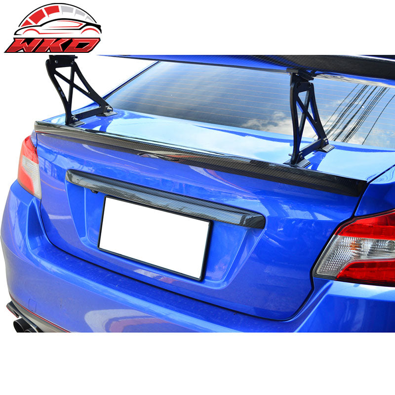 Fits 15-21 Subaru WRX STI OE Factory Trunk Spoiler - Matte Carbon Fiber