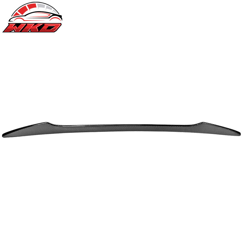 Fit 15-21 Subaru WRX STI Sedan Carbon Fiber CF Trunk Spoiler Wing Add On