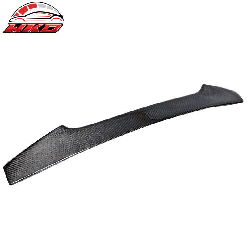 Fit 15-21 Subaru WRX STI Sedan Carbon Fiber CF Trunk Spoiler Wing Add On