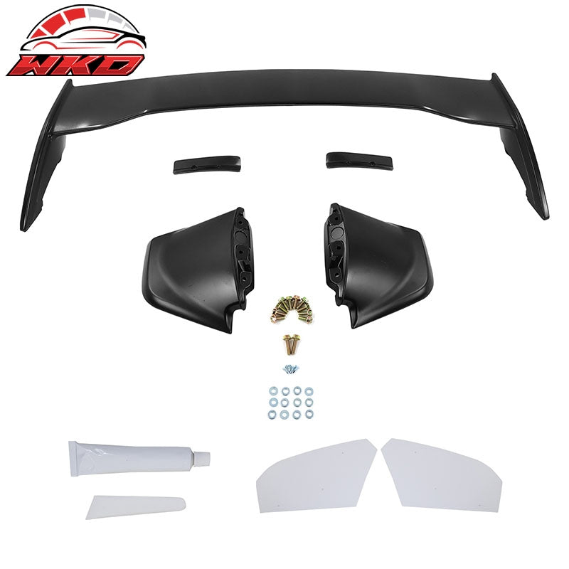 Fits 22-26 Subaru WRX 5th 15 STI Style Rear Trunk Spoiler Wing Lip Unpainted ABS
