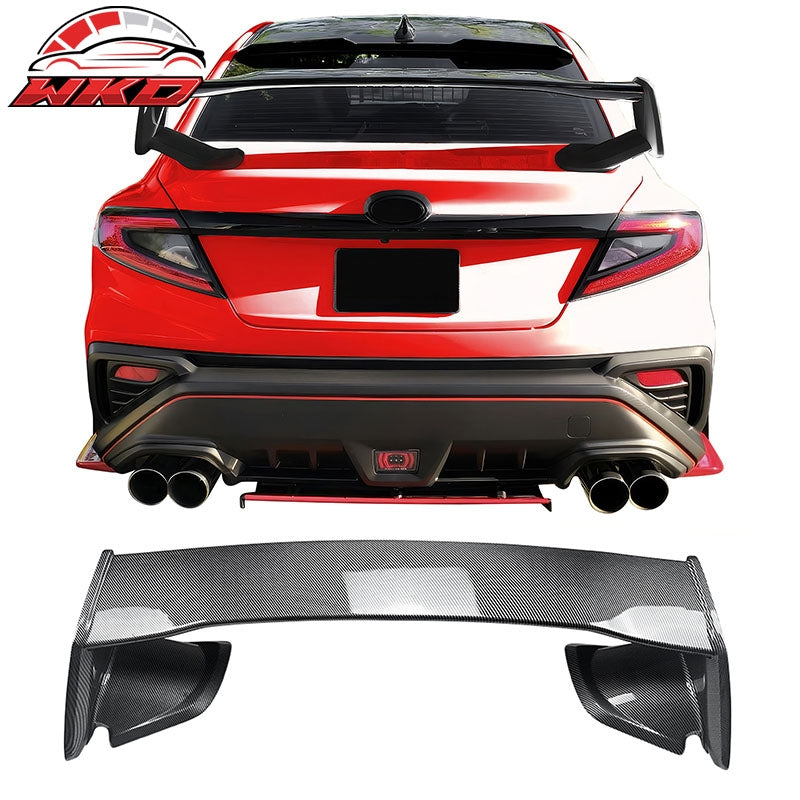 Wholesale For 22-26 Subaru WRX 5th Gen STI Style Carbon Fiber Print Rear Trunk Spoiler ABS - Wikond Auto
