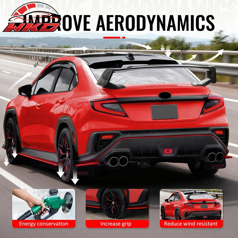Wholesale For 22-26 Subaru WRX 5th Gen STI Style Carbon Fiber Print Rear Trunk Spoiler ABS - Wikond Auto