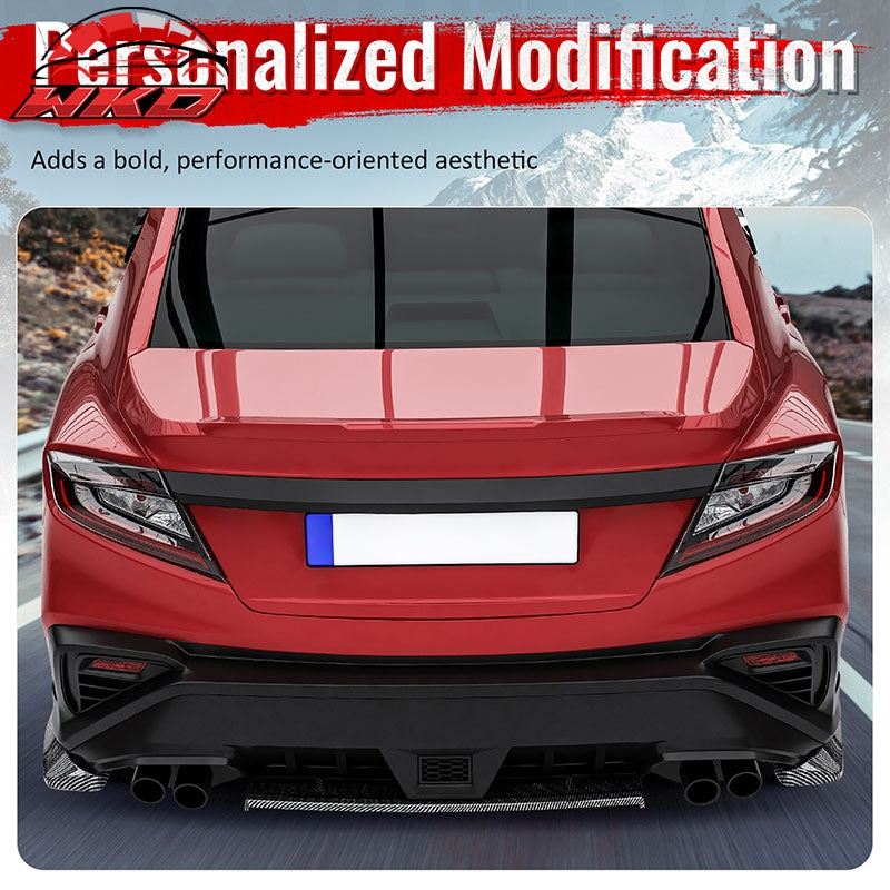 Wholesale For 22-26 Subaru WRX 5th Gen STI Rear Bumper Diffuser Lip ABS Carbon Fiber Print - Wikond Auto
