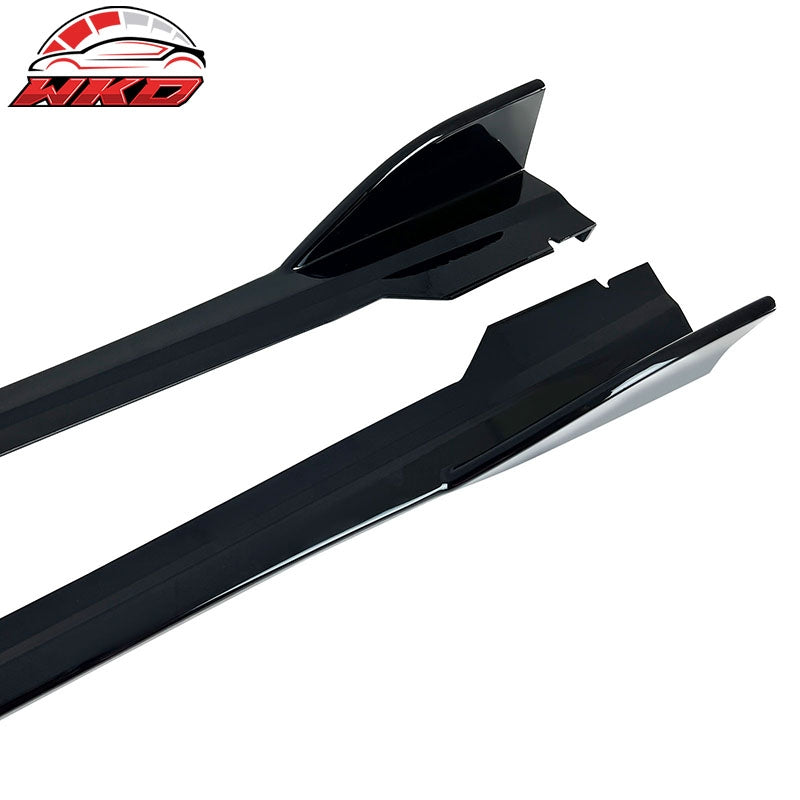 Fits 22-26 Subaru?WRX 5th Gen Gloss Black Side Skirts Extension Rocker Panel 4PC
