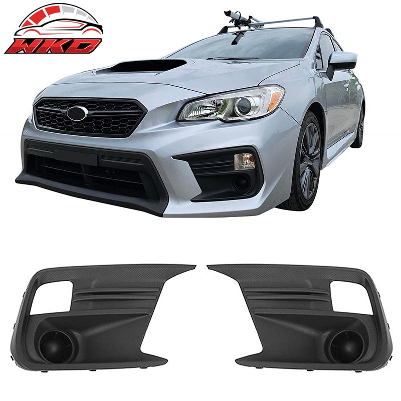 Wholesale 18-21 Subaru WRX Base OE Style 2PCS Front Fog Light Bezel PP Textured Black