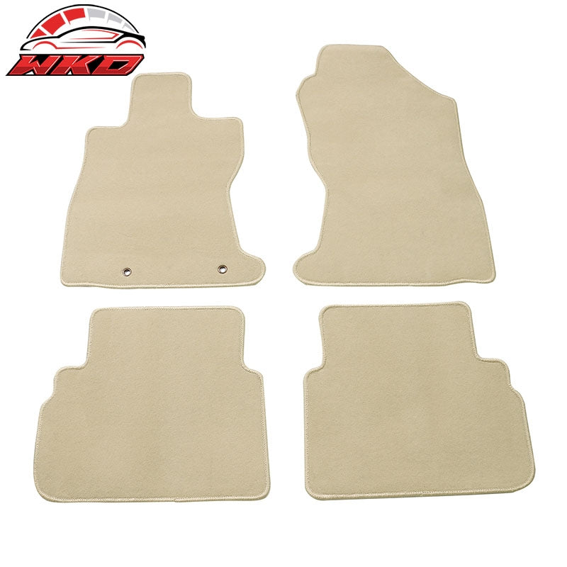 Wholesale 22-26 Subaru WRX Beige Auto Floor Mats Car Liners Carpets Nylon 4PCS