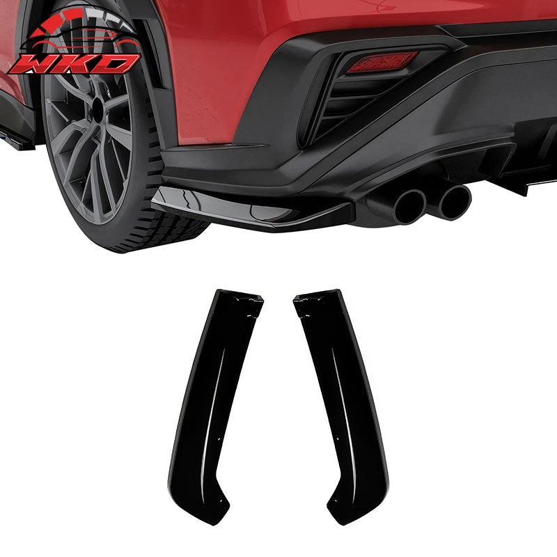 Wholesale 22-26 Subaru?WRX Gloss Black STI Style Rear Bumper Side Corner Aprons Cap