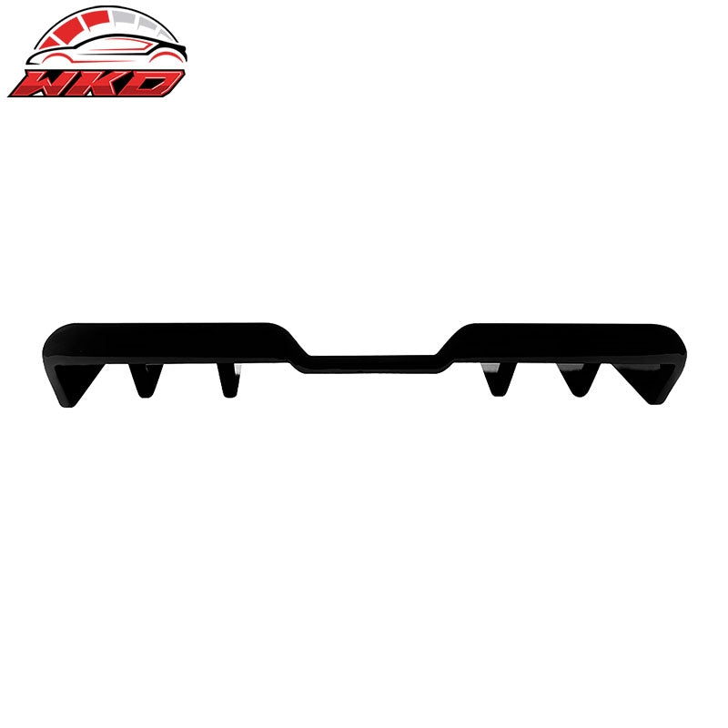 Fits 15-21 Subaru WRX HT Style Rear Bumper Diffuser Lip W/ 4-Fin ABS Gloss Black