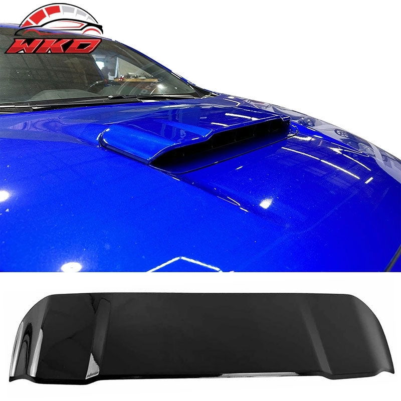 Fits 22-26 Subaru WRX 5th D Style Gloss Black Front Air Intake Hood Bonnet Cover