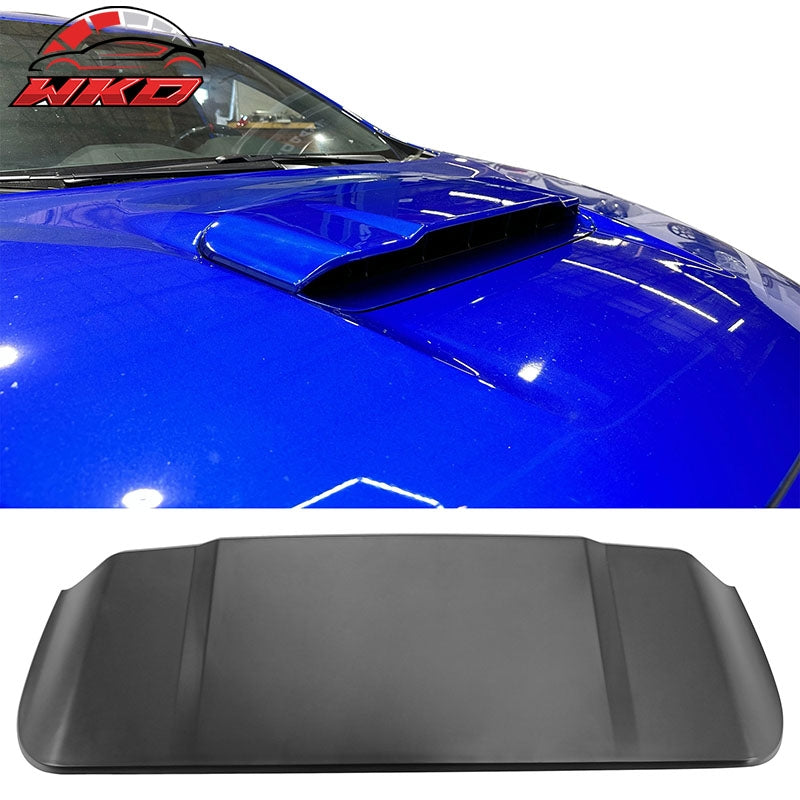 Fits 22-26 Subaru WRX 5th D Style Matte Black Front Air Intake Hood Bonnet Cover