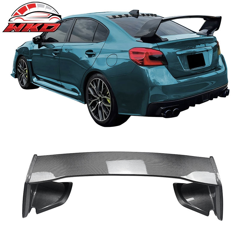Wholesale For 15-21 Subaru WRX 12-16 Impreza STI Carbon Fiber Print Rear Trunk Spoiler ABS