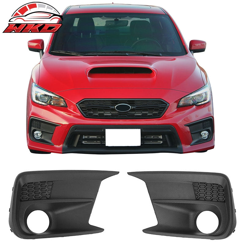 Wholesale 18-21 Subaru WRX Limited OE Style 2PCS Front Fog Light Bezel Textured Black
