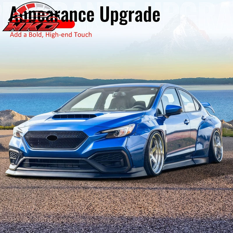 Wholesale 22-26 Subaru WRX OI Style Front Bumper Lip Spoiler Real Carbon Fiber 3PCS - Wikond Auto