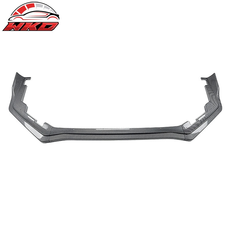 For 15-21 Subaru WRX STI CS2 Front Bumper Lip Chin Spoiler PP Carbon Fiber Print