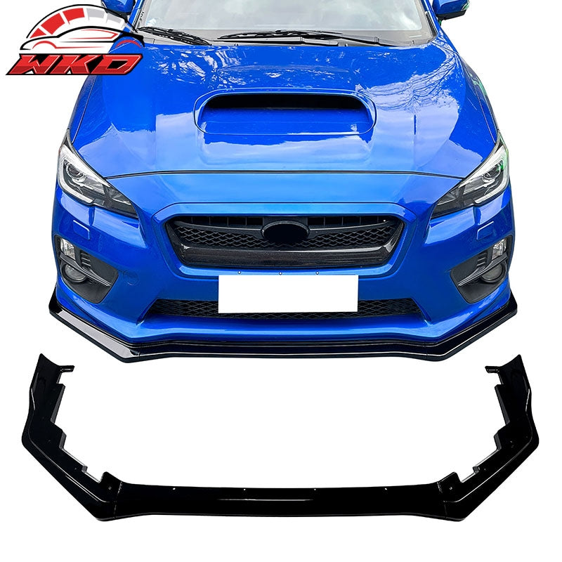 Wholesale For 15-21 Subaru WRX STI CS2 Style Front Bumper Lip Chin Splitter PP Gloss Black
