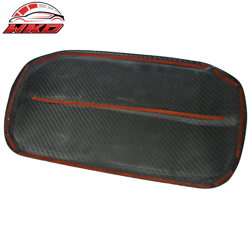 Fits 15-21 Subaru WRX STI Interior Dash Panel Hood Cover Matte Carbon Fiber