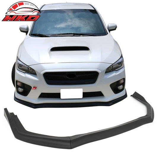 Wholesale 15-21 Subaru WRX STI Front Bumper Lip 3PC CS Style Matte Black Chin Spoiler - Wikond Auto