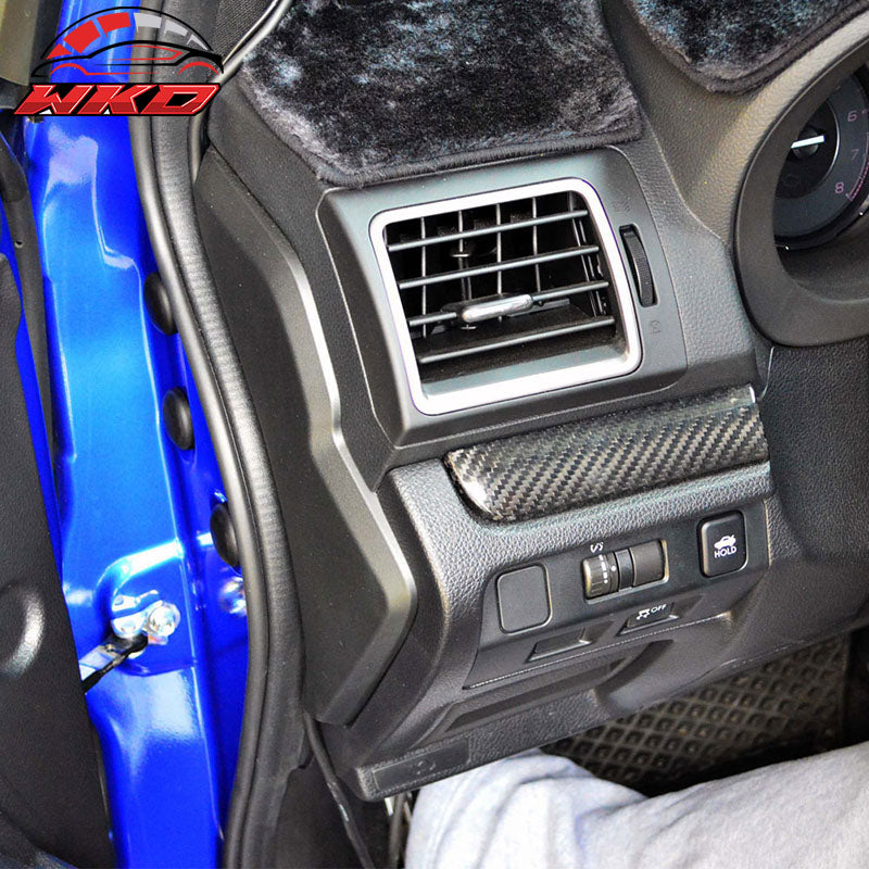 Fits 15-21 Subaru WRX STI OE Style Front Glove Box Cover Trim Matte Carbon Fiber