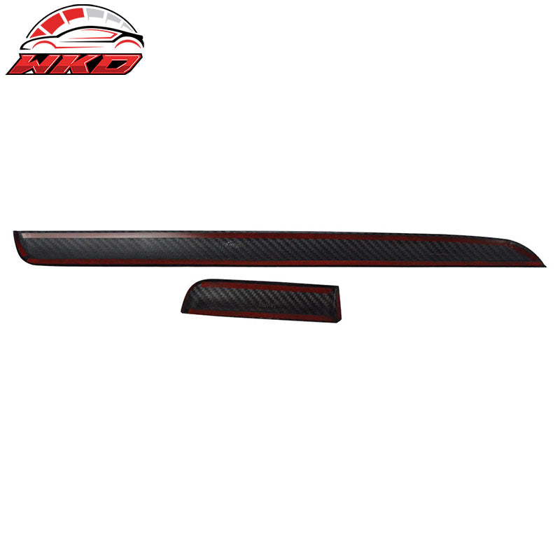 Fits 15-21 Subaru WRX STI Interior Glove Box Decoration Cover Carbon Fiber CF