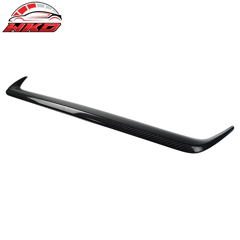 Fits 15-17 Subaru WRX STI Front Grille Garnish Cover Trim Matte Carbon Fiber